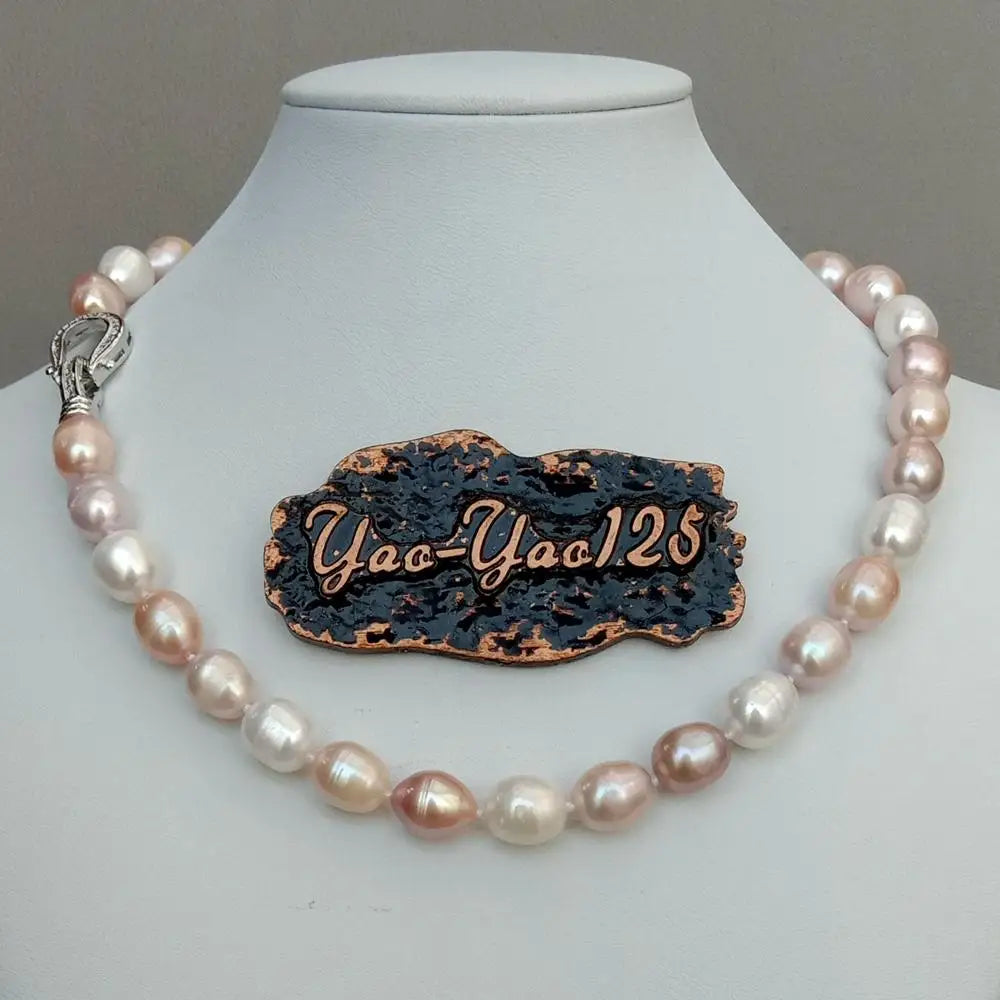 Multicolour Rice Pearl Choker – Freshwater Pearls