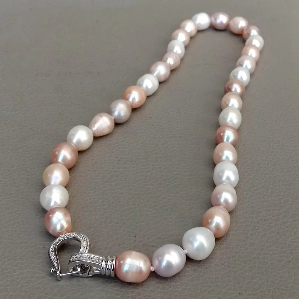 Multicolour Rice Pearl Choker – Freshwater Pearls