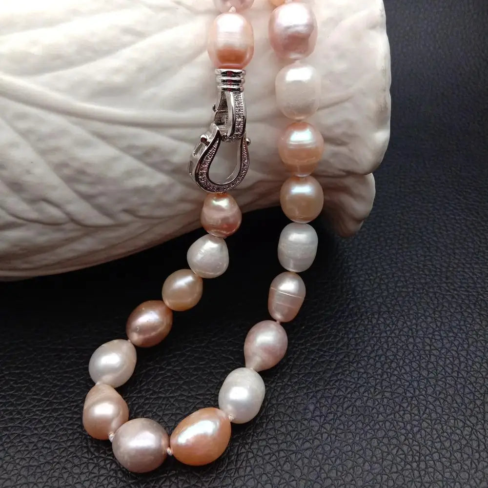 Multicolour Rice Pearl Choker – Freshwater Pearls