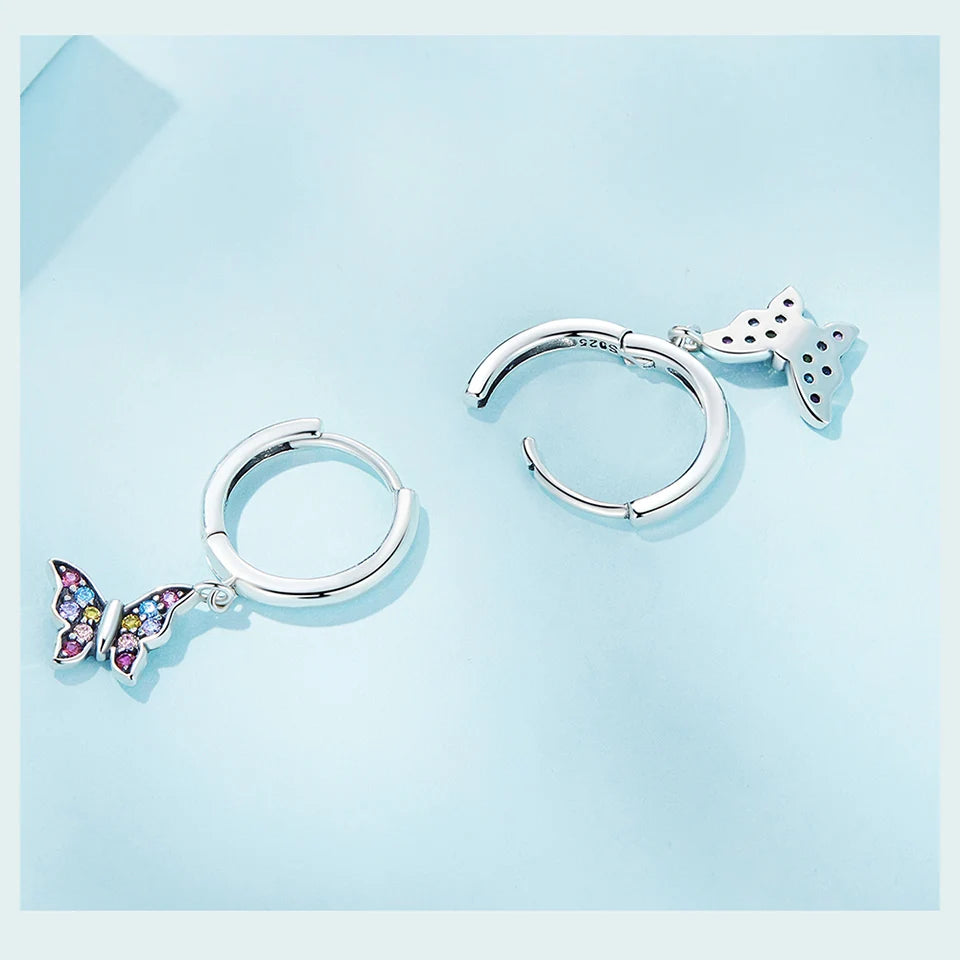 925 Silver Butterfly Jewelry Set – Necklace & Earrings