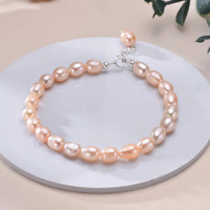 adjustable pearl bracelet for bridesmaids