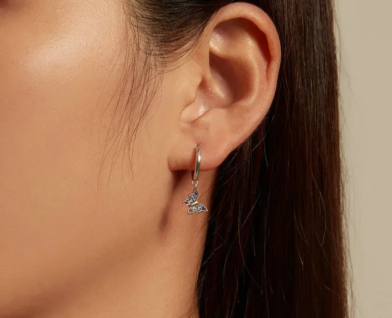 925 Silver Butterfly Jewelry Set – Necklace & Earrings