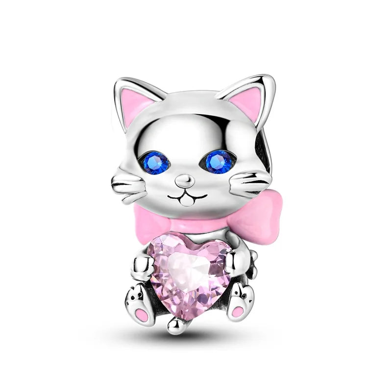 925 Sterling Silver robotic bunny easter charm