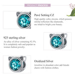 Cute Cat Charms 925 Sterling Silver