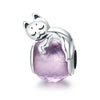 Cute Cat Charms 925 Sterling Silver