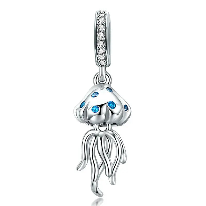 Animal Zoo Flamingo Charm 925 Sterling Silver charm