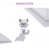 Cute Cat Charms 925 Sterling Silver