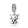 Animal Zoo Flamingo Charm 925 Sterling Silver charm