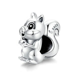 Animal Zoo Flamingo Charm 925 Sterling Silver charm