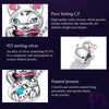 Cute Cat Charms 925 Sterling Silver