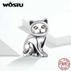 Cute Cat Charms 925 Sterling Silver