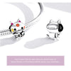 Cute Cat Charms 925 Sterling Silver