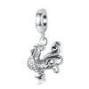 Animal Zoo Flamingo Charm 925 Sterling Silver charm