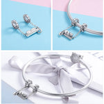 Cute Cat Charms 925 Sterling Silver