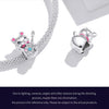 Cute Cat Charms 925 Sterling Silver