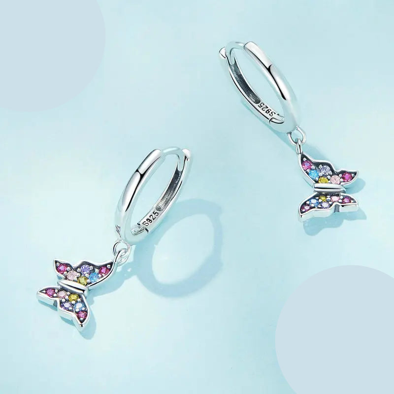 925 Silver Butterfly Jewelry Set – Necklace & Earrings