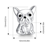 Sterling Silver Dog Pet Charms  Pendant Paw