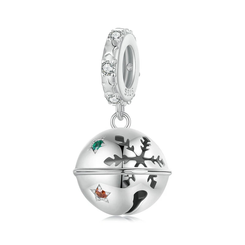 Sterling Silver Christmas Snowflake Charm