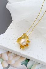 925 Sterling Silver Pendant  Baroque Pearl