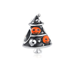 925 sterling silver cat pumpkin black series luminous charms bead pendant fit