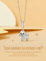 Sterling Silver Dog Pet Charms  Pendant Paw