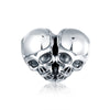 Sterling Silver Skull Pendants Halloween Bold