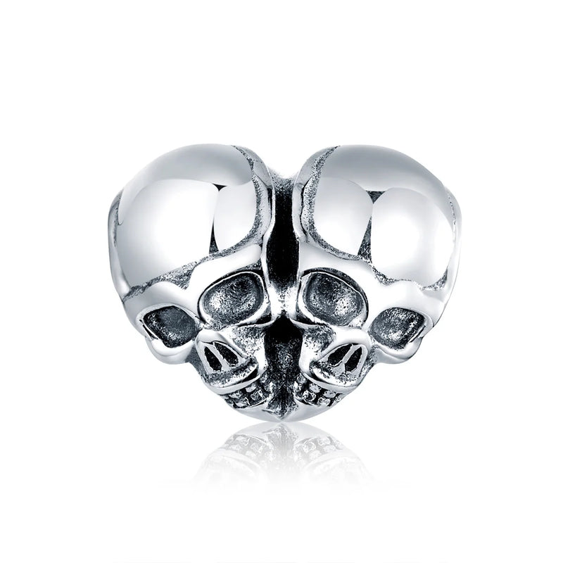 Sterling Silver Skull Pendants Halloween Bold