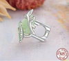 Sterling Silver  Light Green charm