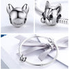 Sterling Silver Dog Pet Charms  Pendant Paw