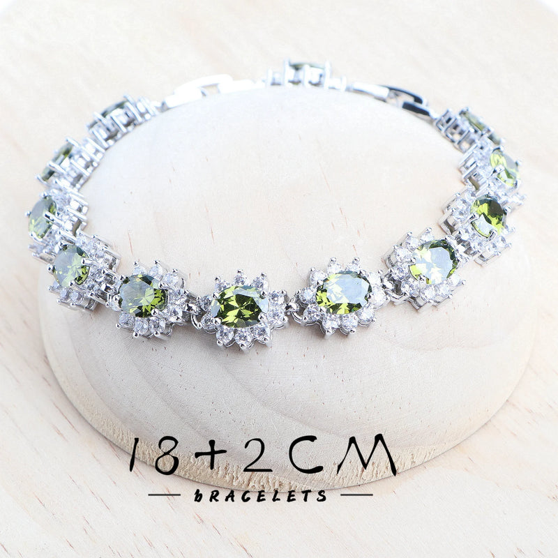 925 Sterling Silver Bridal Jewelry Sets