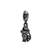 925 sterling silver cat pumpkin black series luminous charms bead pendant fit