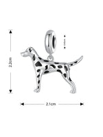 Sterling Silver Dog Pet Charms  Pendant Paw