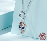 Sterling Silver Skull Pendants Halloween Bold