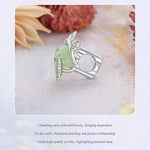 Sterling Silver  Light Green charm