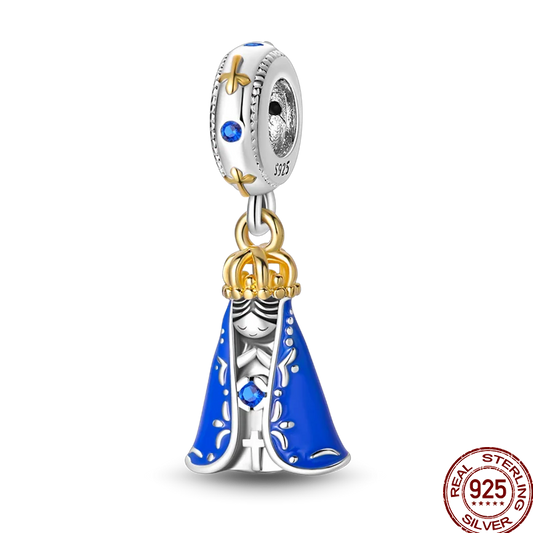 Mother Mary Charm  – 925 Sterling Silver