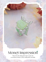 Sterling Silver  Light Green charm