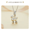 Sterling Silver Dog Pet Charms  Pendant Paw