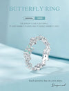 925 Sterling Silver Hollowed Heart Ring Woven Width Rings