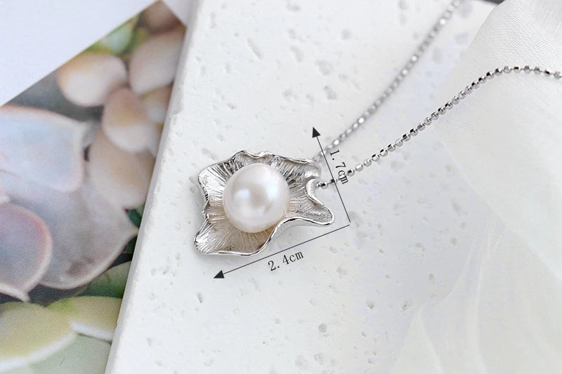 925 Sterling Silver Pendant  Baroque Pearl