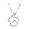 925 Sterling Silver Cat Paw White Gold